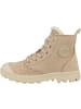 Palladium Schnürboots Pampa Hi Zip Wool in beige