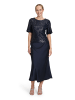 Vera Mont Pailletten-Bluse mit Flügelärmeln in Night Sky