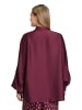 Vera Mont Satin-Bluse mit Kragen in Deep Dahlia