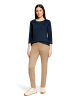 Betty Barclay Basic Shirt mit Rundhalsausschnitt in dunkelblau
