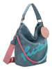 Fritzi aus Preußen Schultertasche Olga Limited Flocked in Blue Shell