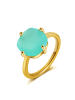 Ailoria ÉGLANTINE ring aqua chalcedon in grün