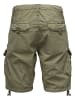Humy Chino Bermuda Shorts mit Cargo Taschen Details A&S in Olive