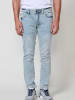 KOROSHI Regular fit stretch jeans. in blau