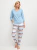 Calida Pyjamahose in aura blue