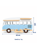 relaxdays Toniebox Regal "Bus" in Blau - (B)62 x (H)32 x (T)13 cm
