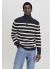 Hessnatur Slub Troyer Streifen Regular in marine