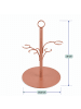 relaxdays Getränke Tower in Rosegold - 4 Gläser