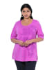 Ulla Popken Shirt in fuchsia