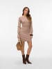 Vero Moda Strickkleid in Mocha Meringue