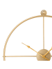 Beliani Wanduhr ZUCHWIL in Gold - (W) 50 x (H) 50 x (L) 2 cm