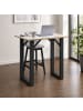 VCM  Bartisch Salia Stehtisch 110 x 50 Salia in Schwarz / Weiß