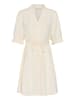 Kaffe Kleid KAgitta Regular fit in Chalk W. Pink Roses