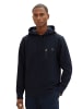 Tom Tailor Sweatshirt QUILTED HOODIE in Blau