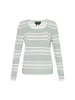 usha BLACK LABEL Women Sweater in sage green offwhite