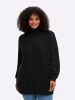 sheego by Joe Browns Stehkragenpullover in schwarz
