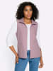 Sieh an! Fleece-Weste in mauve