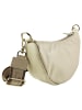 Toscanto Leder Umhängetasche, Citytasche Toscanto Tasche beige ca. 33cm