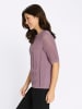Sieh an! Ajour-Pullover in mauve