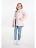 Schmuddelwedda Mädels Mantel + Tagesrucksack - Set in Pastellrosa Melange