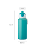 Mepal Pop-Up Trinkflasche + Flip-Up Ersatzdeckel Campus 400 ml in Cool Blue