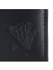 oxmox Leather Geldbörse RFID Schutz Leder 11 cm in schwarz-frog 2.0