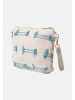Marc Ellis Clutch in BEIGE AND BLUE