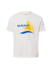 Gant T-Shirt in ecru blau