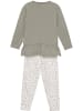 CeLaVi Kinder Schlafanzug "Pyjamas w. AOP" in Weiß