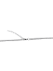 Adeliás Damen Halskette aus Edelstahl 60+5 in silber