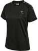 Hummel Hummel T-Shirt Hmlongrid Multisport Damen Atmungsaktiv Leichte Design Schnelltrocknend in JET BLACK/FORGED IRON