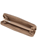 Guess Geldbörse Brenton Slg Large Zip Around in Latte Logo