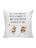 Mr. & Mrs. Panda kuschelkissen 40x40 Hummeln Kleeblatt mit Spruch in Weiß