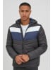 BLEND Steppjacke BHKristof 20713533 ME Steppjacke im Colorblock-Design in dunkelgrau