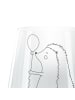 Mr. & Mrs. Panda Glas Windlicht Igel Luftballon ohne Spruch in Transparent