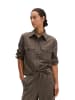 Marc O'Polo Glencheck-Overshirt regular in Dark Brown