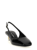 Dolce & Gabbana Schwarz Kalbsleder Mittel Absatz Pumps