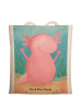 Mr. & Mrs. Panda Tasche Axolotl Hurra Design ohne Spruch in Weiß