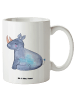 Mr. & Mrs. Panda Große Teetasse Einhorn Nashorn ohne Spruch in Weiß