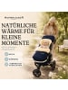 Hofbrucker Lammfell-Fußsack Putzi für Kinderwagen und Buggy in Navy Blue