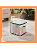 relaxdays Weihnachtskugel-Aufbewahrungsbox in Transparent/ Grün - (B)36 x (H)36 x (T)36 cm