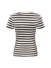 Marie Lund T-Shirt in ecru schoko - 0001
