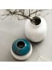 like. by Villeroy & Boch Vase Drop Lave Home 12,8 cm weiß-blau in weiß-blau