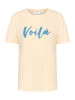 SAINT TROPEZ T-shirt ZukaSZ Gerade Passform in Pearled Ivory Ultramarine