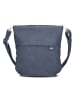 Zwei Mademoiselle.M Schultertasche 27 cm in nubuk blue