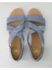 Terry Sandalen in Blau