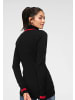 AJC Rollkragenpullover in schwarz-rot