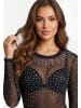 faina Women Bodysuit in Black