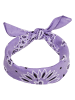 Urban Classics Urban Classics Unisex Multicolor Bandana 3-Pack in violet+white+rose