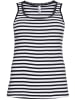 sheego Tanktop in schwarz-weiß